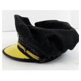 Vintage Yellow Cab Uniform Hat by Fifth Avenue Uniform Company