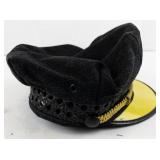 Vintage Yellow Cab Uniform Hat by Fifth Avenue Uniform Company