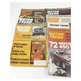 Group of 8 MOTOR TREND Car Magaziens.