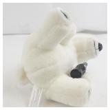 Vintage 1993 Coca Cola Polar Bear Plush with Coke Bottle