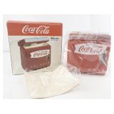 Coca-Cola Ceramic Home File with 3 File Folders -Never Used