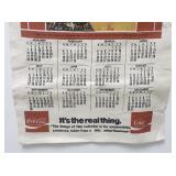 1973 Coca-Cola Advertising Wall Calendar Tapestry