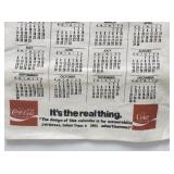 1973 Coca-Cola Advertising Wall Calendar Tapestry