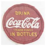 Vintage Coca-Cola Logo Embroidered Patch -Rare