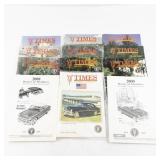 2000 & 2001 The V8 TIMES Magazine for The Ford V-8 Enthusiasts -Total 10 with 2 Rosters!