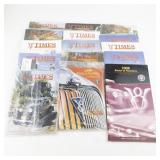 2008 & 2009 The V8 TIMES Magazine for The Ford V-8 Entthusiasts -Total 12 with 3 Rosters!