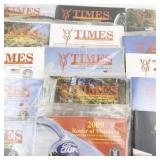 2008 & 2009 The V8 TIMES Magazine for The Ford V-8 Entthusiasts -Total 12 with 3 Rosters!