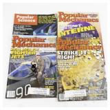 Group of 4 Popular Science and Popular Mechanics Magazines.