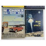 Lot of 5 Vintage Booklets – Car Repair, Furniture, Space, Catalog, 1971 Magazine