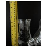 Collection of 3 Glass Hurricane Lamp Shades