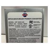 WFCO DECK MOUNT CONVERTER CHARGER