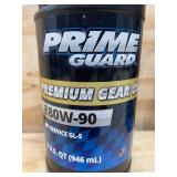 Lot of 2 - Prime Guard Premium Gear Oil SAE 80W-90