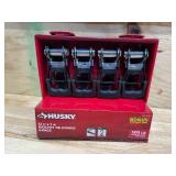 12ft X 1 in Ratchet Tie-Down 4-Pack Husky - 0521251.21