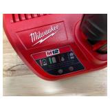 Lot of 3 - Milwaukee Charger, Battery, and TrapSnake Driver