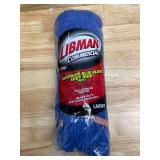 Lot of 2 - Large Blue Polyester Blend Looped-End Libman® Wet Mop Head