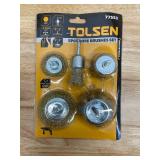 Tolsen 5 Pc Wire Brush Set (0739253.05)