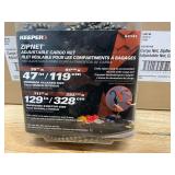 Lot of 6 - Keeper - 36” x 47” Adjustable Cargo ZipNet - Fully Adjustable and Expands to Maximum Stretched Size of 111” x 129”