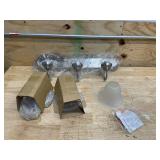 Nuvo Lighting 60/3279 Ballerina 3 Light 24" Wide Bathroom Vanity Light with Frosted Glass Shades - Brushed Nickel