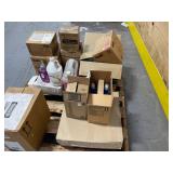 Pallet of Cleaning Supplies