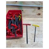 Lots of 10mm and 1/4" T-Handle Hex Keys