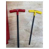 Lots of 10mm and 1/4" T-Handle Hex Keys