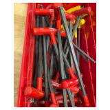 Lots of 10mm and 1/4" T-Handle Hex Keys
