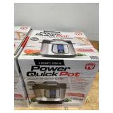 Lot of 2 - PowerXL - Quick Pot 6qt Digital Pressure Cooker - Black/Stainless Steel