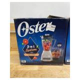 Lot of 3 - Oster Duralast Classic 2-in-1 6 Cup Kitchen Blender and Chopper System in Silver
