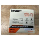 IPROTEC 1x30mm Red Dot Reflex Sights 5 MOA Red/Green Dot Black One Size (07302515)