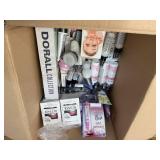 Lot of various skin and facial products