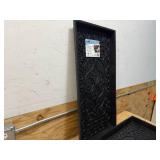 trafficMASTER Lot of 2 - 17in x 35in rubber boot tray