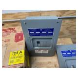 125A 4 Space, 8 circuit electrical box lot of 2