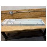 32W Equivalent Bright White T8 LED Tube Light Bulb Lot of 4