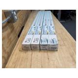 32W Equivalent Bright White T8 LED Tube Light Bulb Lot of 4
