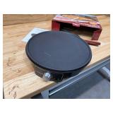Electric Crepe Maker Nonstick Electric Pancake Maker & Griddle 12" Hot Plate NIB
