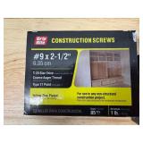 Wood Screw, #9 x 2-1/2 in, Flat Head, Torx Drive