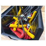 Lot of T handle hex keys