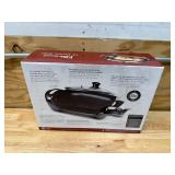 Elite Cuisine EG-1220G 12-Inch Non-Stick Electric Skillet with Glass Lid