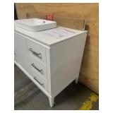 ALLEN + ROTH 48" Vanity with Top and Backsplash