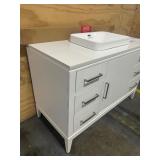 ALLEN + ROTH 48" Vanity with Top and Backsplash