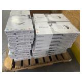 LIFEPROOF Lot of 25 Cases of- Luminescent Sky 6 MIL x 12 in. W x 24 in. L Click Lock Waterproof Vinyl Tile Flooring (20.7 sqft/case) (517.5 sq ft total)