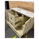 ALLEN+ROTH LEELAND 48" Vanity with Top and Backsplash