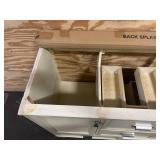 ALLEN+ROTH LEELAND 48" Vanity with Backsplash