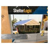 2 Shelter Logic Portable Canopies