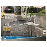 2 Shelter Logic Portable Canopies