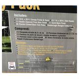 3 Shelter Logic Portable Canopies