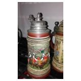 Large Lidded Steins West Germany (4)