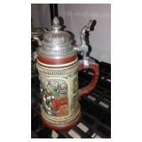 Large Lidded Steins West Germany (4)