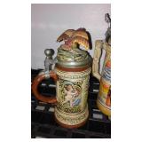 Large Lidded Steins West Germany (4)