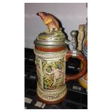 Large Lidded Steins West Germany (4)